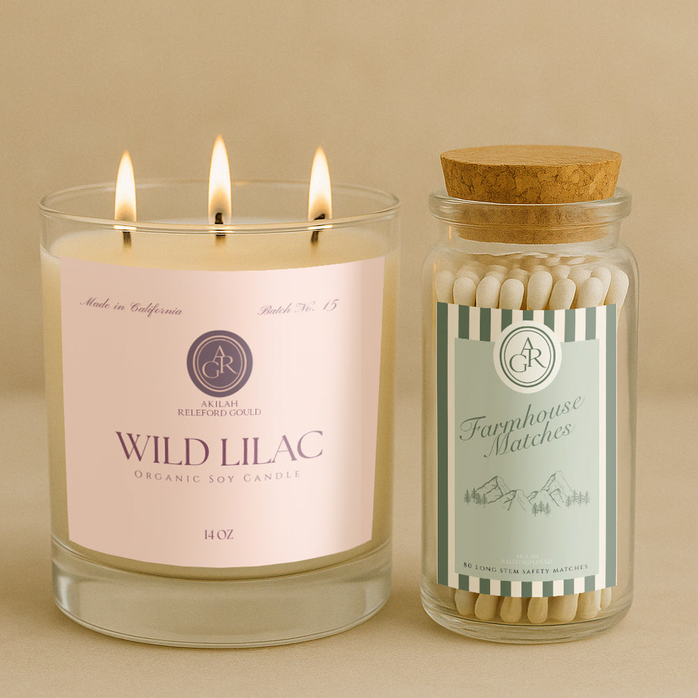 Candle and Farmhouse matches - Akilah Releford Gould